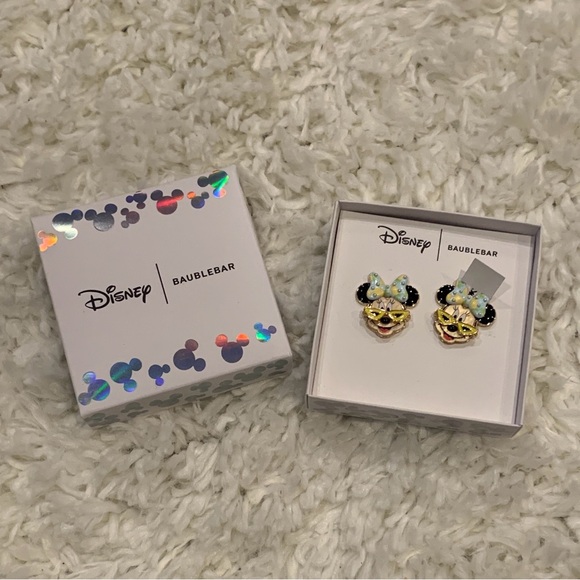 Disney x BaubleBar Tropical Minnie Studs (NIB) - Picture 2 of 5
